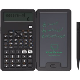 Resim Bilimsel hesap makineleri, iki satırlı ekran, el yazısı tahtası bulunan katlanabilir hesap makinesi, 12 basamak, düğme pil, büyük ekran ekranı için öğretmen, mühendis 