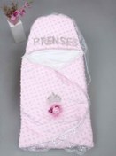 Resim Modakids Pembe Prenses Taçlı Kız Bebek Nohut Kundak 