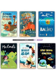 Resim Timaş Çocuk Uzaya Giden Tren - Benim Zürafam Uçabilir - Balino - Melodi - Nohut Adam - Kitap Okuma- Mert Arık 