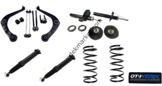 Resim Citroen C4 (2004-2009) Full Amortisörlü ve Yaylı Komple Ön Takım Seti (İthal) 