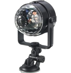 Resim Müzik Ritmine Uyumlu 7 Modlu Renkli Disko Topu Işığı 