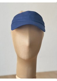 Resim Aida Jewelss Pamuk Sporcu Koşu Tenis Vizör Şapka Arka Kısmı Ayarlanabilir Unisex Vizör Şapka Mavi. 