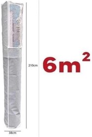 Resim SANEC® Pencereli Halı Hurcu Toz geçirmez Sağlam Dayanıklı Hurç Organizer 4m² 