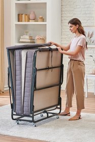 Resim Yataş Flexbed Katlanır Somya-Yatak Tek Kişilik 90x200 Cm 