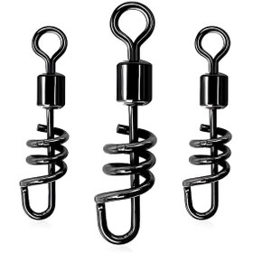 Resim Seoul 10 Adet No:3/0 Burgu, Tirbuşon Fırdöndü,43 Mm,80 Kg Çeker 