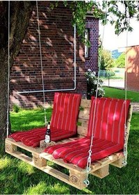 Resim Bamena Wood Lries Ahşap Salıncak 