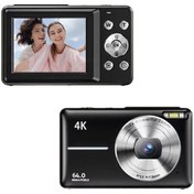 Resim Lemestar Kamera 4K/30FPS Dijital Kamera 64 MP Dijital Video Kamera 2.88" Ekran 18x D 