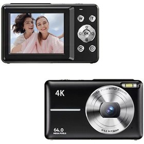 Resim Lemestar Kamera 4K/30FPS Dijital Kamera 64 MP Dijital Video Kamera 2.88" Ekran 18x D 