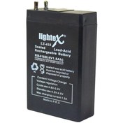 Resim Genel Markalar Akü 4 Volt 1.8 Amper Lıghtex Lt-418 ( 48 X 21 X 75 Mm ) 