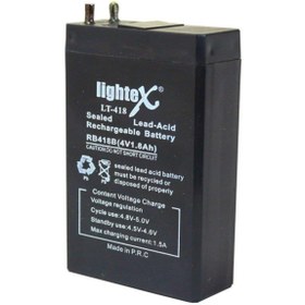 Resim Genel Markalar Akü 4 Volt 1.8 Amper Lıghtex Lt-418 ( 48 X 21 X 75 Mm ) 