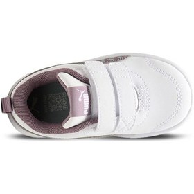 Resim Puma Courtflex V3 Dotty V Inf Çocuk Günlük Ayakkabı 398759-06 Beyaz 