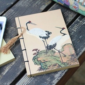 Resim Çin Vintage Boyama Bağlı Dergi, Antik Tarzı Not Defteri Not Almak ve Günlük Tutmak İçin, Çin Ünlü Manzara Resmi Hat Uygulama Kitap Kapak Defteri 