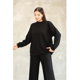 Resim Ponçik Modal Oyso Kumaş Eşofman Takımı Oversize Rahat Kalıp 24588 
