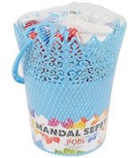 Resim fafatara Çamaşır Mandalı Mavi Sepetli Yaysız Plastik (15 Adet Mandal) 