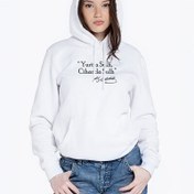 Resim Cihanda Sulh Tasarımlı Kapşonlu Kadın Sweatshirt 