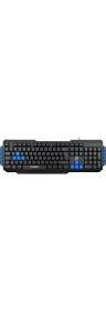 Resim Hytech Hyk-46 Gamy Siyah USB Mavi Tuşlu Q Gaming Oyuncu Klavyes 
