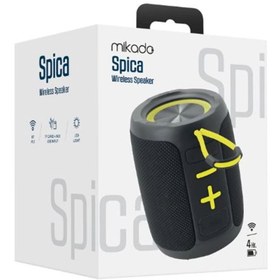 Resim Mikado MD-60BT Spica Siyah 13W 1800mAh BT-TF-USB-ECO Led Işıklı Speaker 