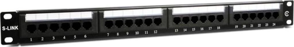 Resim 24 Lü Utp Cat6 Patch Panel Sl-P624 S-Link