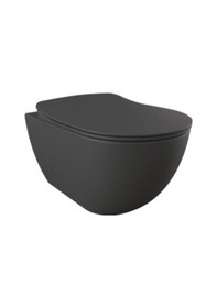 Resim Creavıt Fe320 Free Asma Klozet Antrasıt Mat + Antrasit Yavaş Soft K 