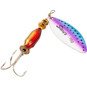 Resim Turna Levrek Alabalık Döner Olta Kaşık - Alp Long - Rainbo Mavi - No:2/16gr 