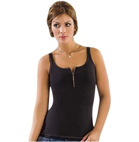 Resim Fermuarlı Spor Body 2190 Beyaz 