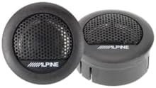Resim Alpine Sxe-1006tw 3 Cm Mylar Titanyum Dengeli Kubbe Dome Tweeter Takımı 