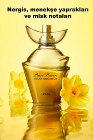 Resim Avon Rare Flowers Solar Narcissus Kadın Parfüm x 2 Adet + Marvellous Mocha Mat Ruj + Lovider Cep Aynası 