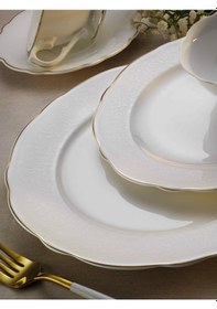 Resim Aryıldız Asmara Bone China 36 Parça Kahvaltı Seti Beyaz 