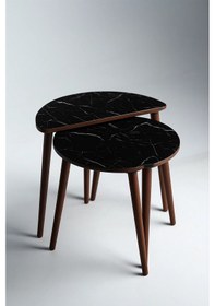 Resim Roma Zigon Sehpa Bendir Krem 