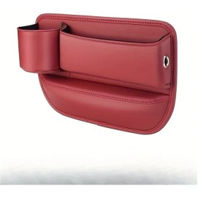 Resim Gateesat Kırmızı 1'li Paket Araç Depolama Kutusu, Sürücü Tarafı Çok Amaçlı Organizör 