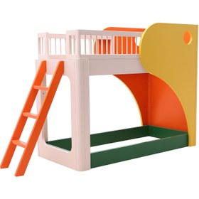 Resim Tubı Bunk Bed Merdivenli Çocuk Ranza 