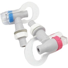 Resim Altus Uyumlu Su Sebili Musluğu Sıcak Soğuk Mavi Kırmızı Dıştan Dişli ÖLÇÜLERE DİKKAT EDİNİZ 