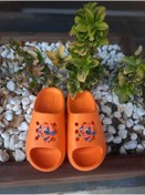 Resim Moda fiesta Kaymaz Taban Yumuşak Hafif Figürlü Günlük Deniz Plaj Çocuk Terliği 