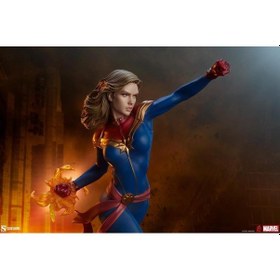 Resim Sideshow Collectibles Captain Marvel Avengers Assemble Statue - 2 