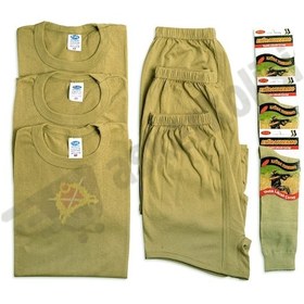 Resim 3'Lü Temel Askeri Malzeme Paketi Bedelli Acemi Asker Seti (374069097) Yeşil 