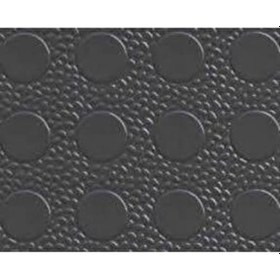 Resim VİZYON FLOOR Pvc Kalın Para Desenli Oto Zemin Kaplama - SİYAH OVAL 