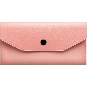 Resim Tongdashop Kırmızı Yapay Deri Para Cüzdanı Kapama Kilitli Su Geçirmez Ve Dayanıklı Bütçe Yönetimi Kırmızı 