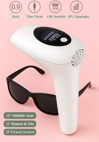 Resim newnet Ipl Buz Lazer Epilasyon Cihazı Nwn2 999.999 Flaş Atım Tüm Vücut - Yüz ( Gözlük Jilet Hediye) 