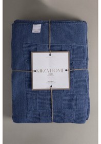 Resim Plaid İndigo Tek Kişilik Battaniye 160x220 15016 Indigo 