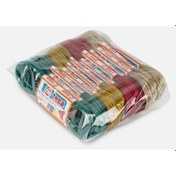 Resim Tesa 12 Adet 10 M Pvc Kaplı Çelik Çamaşır İpi Çok Renkli 