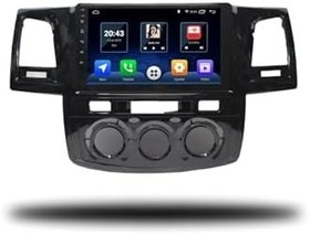 Resim MarTechno Manuel Klima Android Multimedya 4GB RAM 32GB Hafıza Hilux 2008-2015 ile uyumlu 