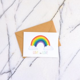 Resim Love is Love Kartpostal 