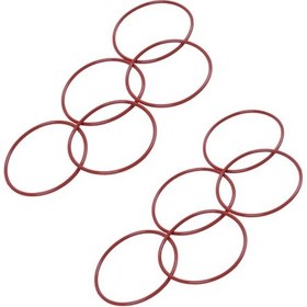 Resim Lasonstiges 20 Adet Endüstriyel Silikon O Halka Conta 55mm X 60mm X 2.5mm 