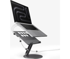 Resim Ayarlanabilir Laptop Masa Standı, Kablo Düzenleyici, Space Gray 