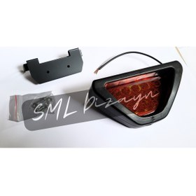 Resim SML Dizayn Universal F1 Üçgen Stop Çakar Lambası- F1-üçgen-arka-difüzör-stop-fren-kırmızı-çakar-lamba-ışık 12v 