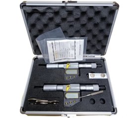 Resim ASIMETO 12-20mmx0.001 2/3-NOKTA TEMASLI DİJİTAL MİKROMETRE AS-208648 