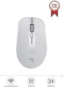 Resim Torima TM-18 Beyaz Çift Modlu Sessiz Kablosuz Mouse Fare 