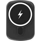 Resim İXTECH IX-PB033 5.000 Mah 15W Magsafe Powerbank Taşınabilir Şarj Cihazı -Siyah 