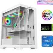 Resim Xaser XSR892 i7 12700F 16 GB RAM 512 GB M.2 NVMe SSD 8 GB RTX4060Ti FreeDOS Gaming Masaüstü Bilgisayar 