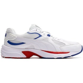 Resim Puma Axis Plus 90S Unisex Koşu Ayakkabısı 370287 02 Beyaz - Kırmızı 